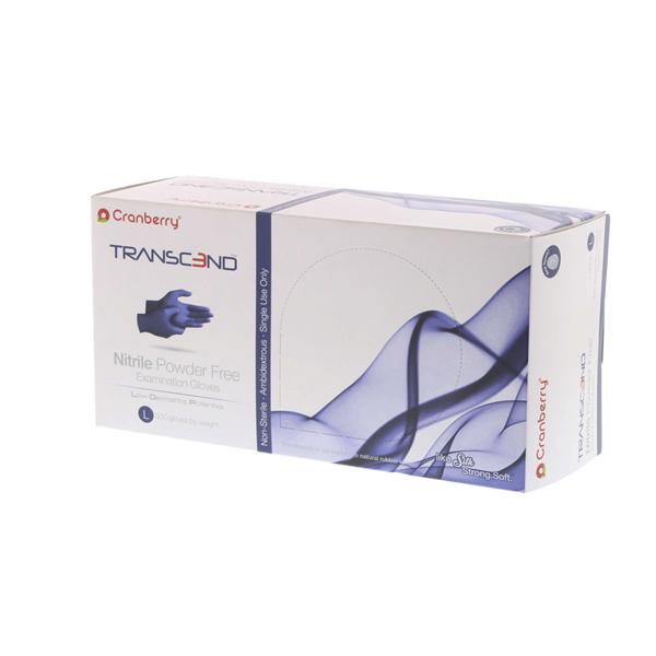 Cranberry 3368 Transcend Nitrilie Examination Gloves Powder Free Large 300/Bx Cranberry 3368 Transcend Nitrilie Examination Gloves Powder Free Large 300/Bx
